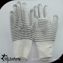 SRSAFETY 13G Polyester U3 beschichtete Handschuhe / Sicherheitshandschuh / Arbeitshandschuhe